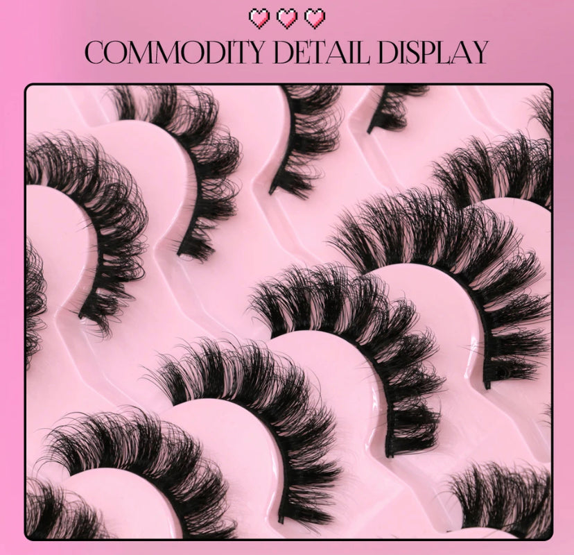20 PAIRS RUSSIAN 3D MINK LASHES !