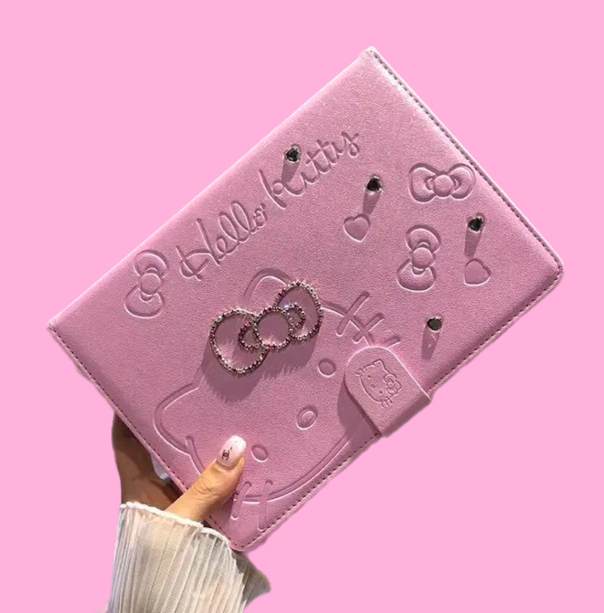 SANRIO HELLO KITTY LEATHER IPAD CASE 