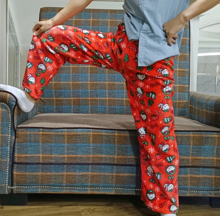 SANRIO HELLO KITTY CHRISTMAS PAJAMA PANTS. 