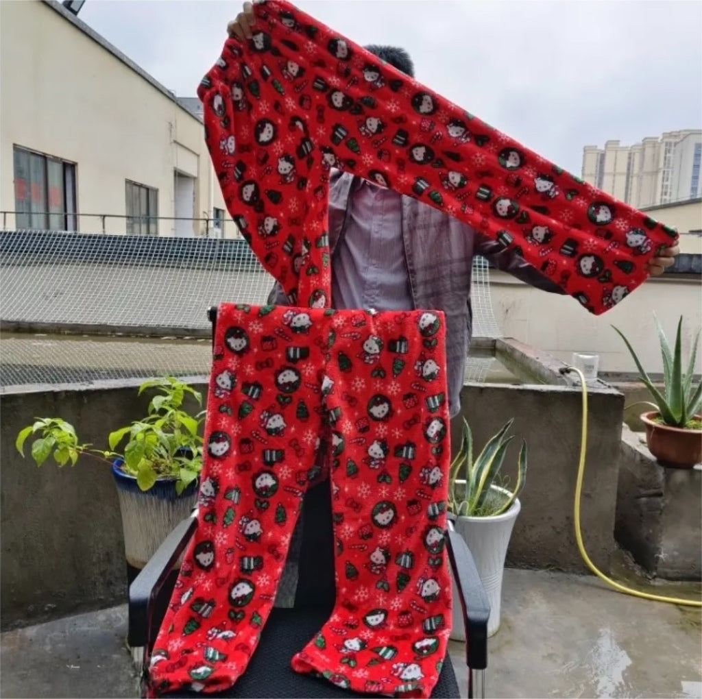 SANRIO HELLO KITTY CHRISTMAS PAJAMA PANTS. 