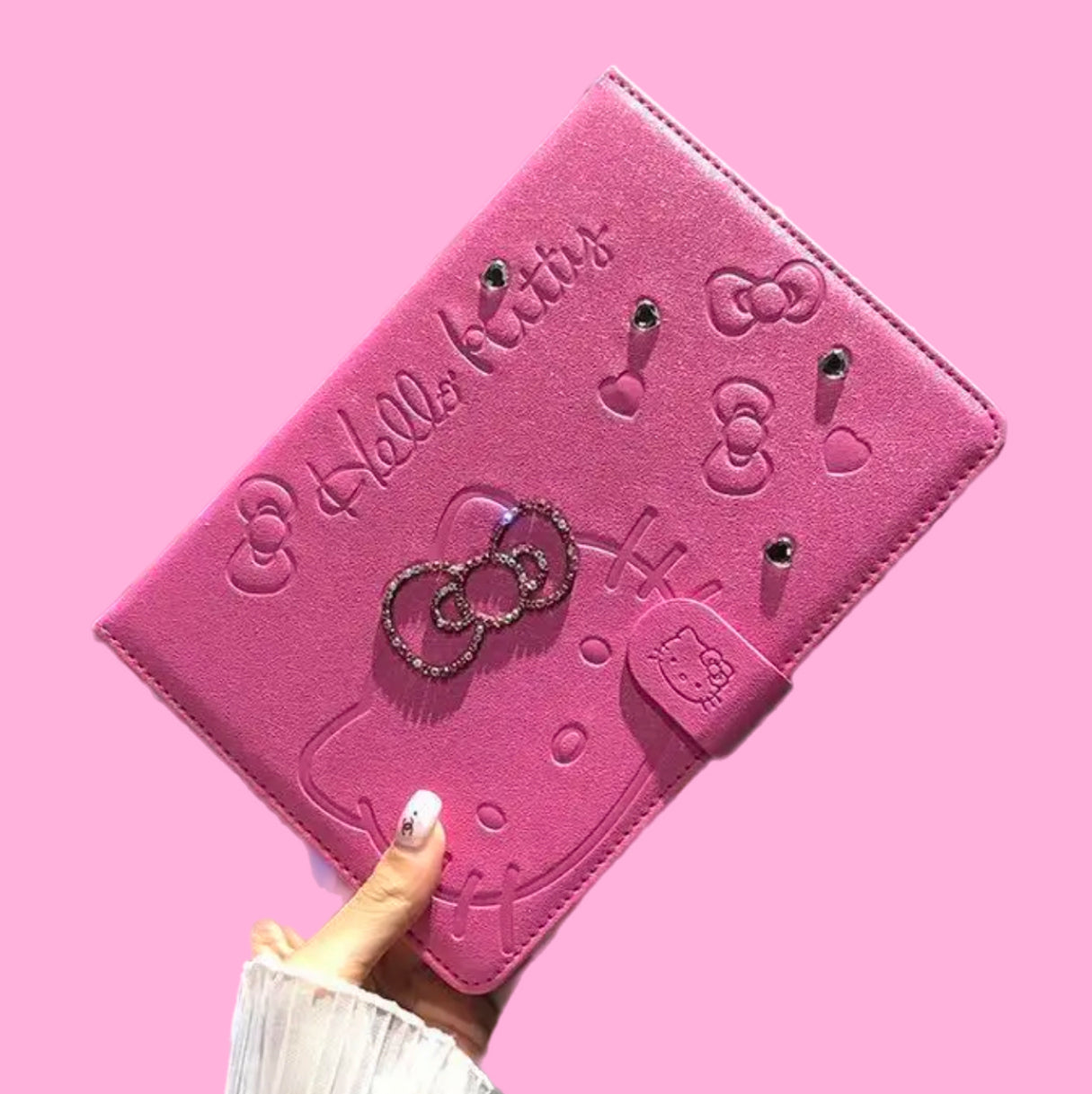 SANRIO HELLO KITTY LEATHER IPAD CASE 