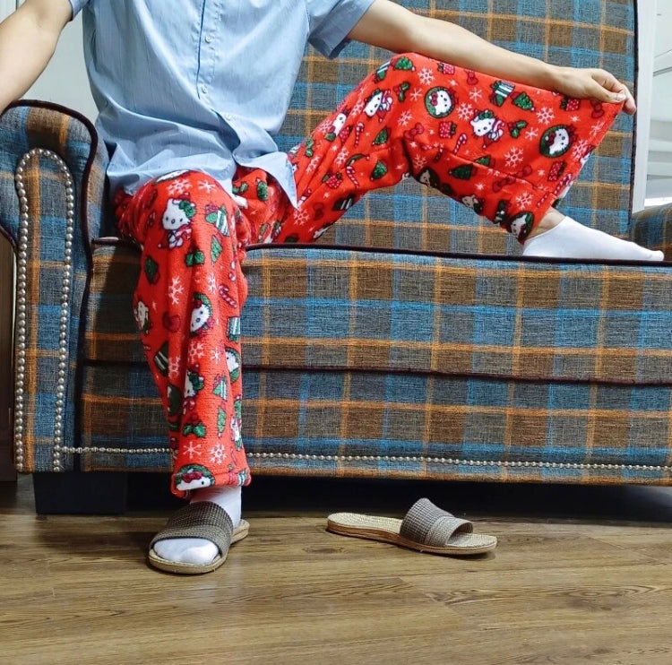 SANRIO HELLO KITTY CHRISTMAS PAJAMA PANTS. 