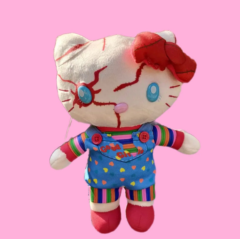 SANRIO STUFFED HELLO KITTY X CHUCKY & TIFANNY PLUSHY 