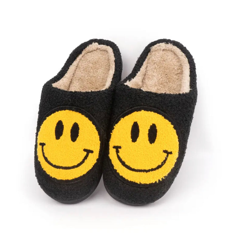 WARM FURRY HOUSE SLIPPERS 