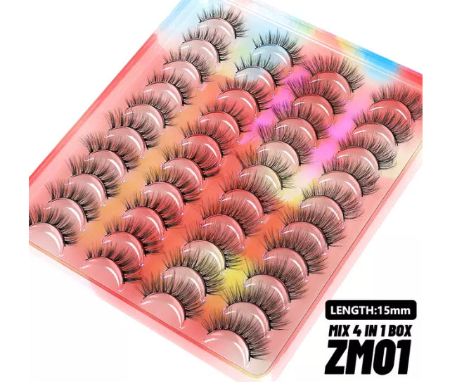 20 PAIRS RUSSIAN 3D MINK LASHES !