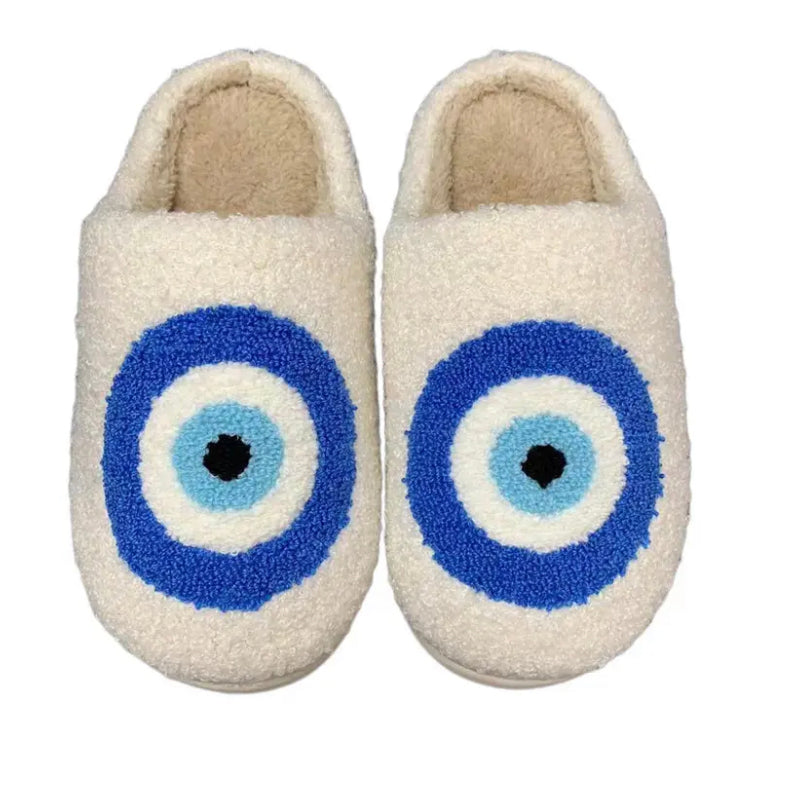 WARM FURRY HOUSE SLIPPERS 