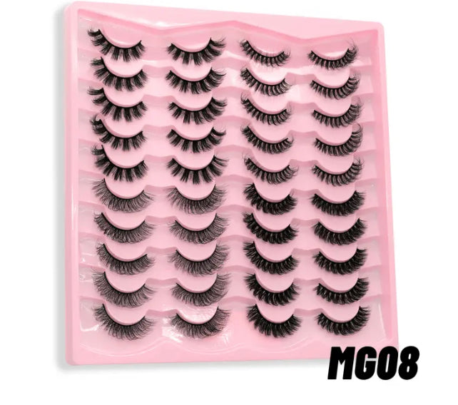 20 PAIRS RUSSIAN 3D MINK LASHES !