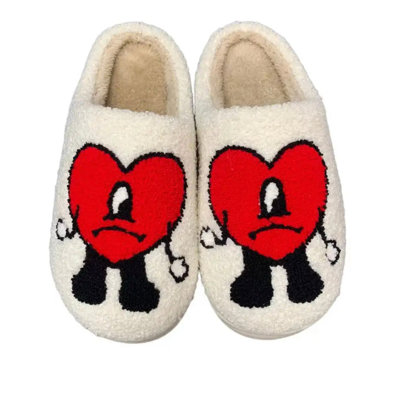 WARM FURRY HOUSE SLIPPERS 