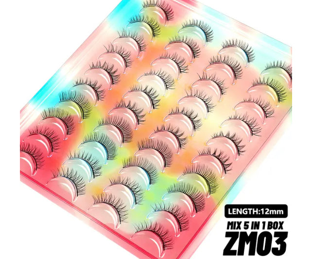 20 PAIRS RUSSIAN 3D MINK LASHES !