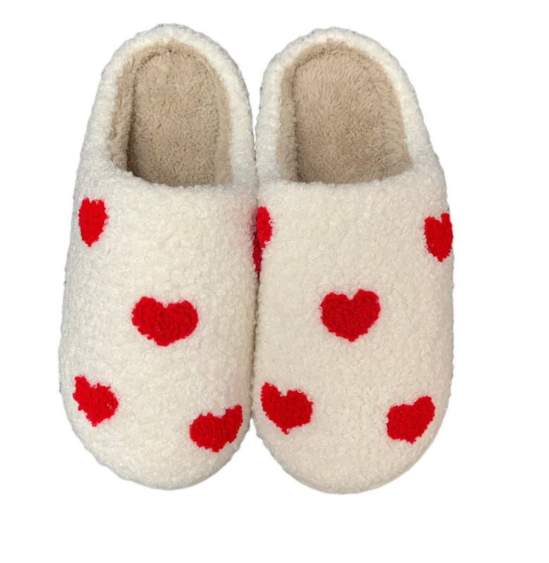 WARM FURRY HOUSE SLIPPERS 