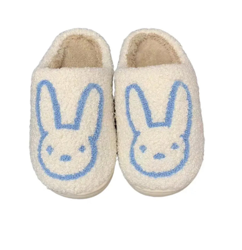 WARM FURRY HOUSE SLIPPERS 
