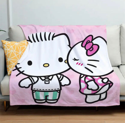 SANRIO HELLO KITTY VALENTINE THROW BLANKET(S) !