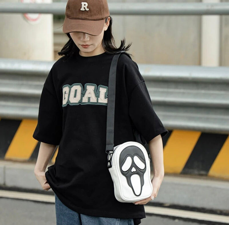 GHOST FACE CROSSBODY PURSE ‎