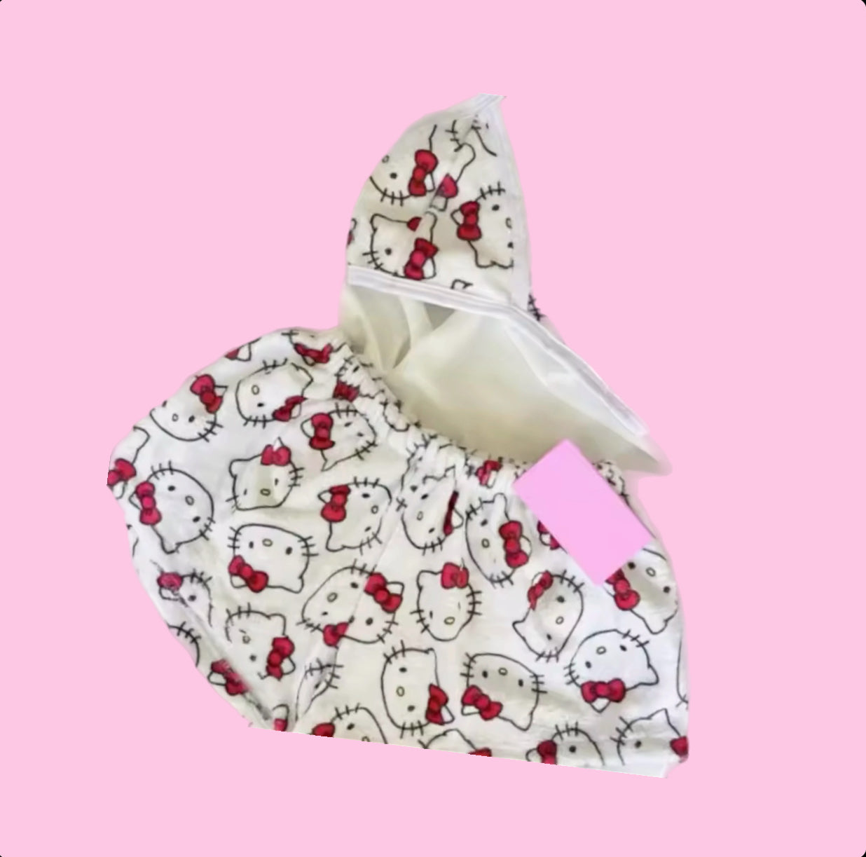 SANRIO X SPIDERMAN SHORT & BRA PAJAMA SET