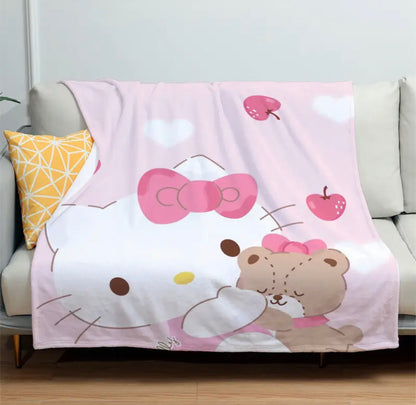SANRIO HELLO KITTY VALENTINE THROW BLANKET(S) !