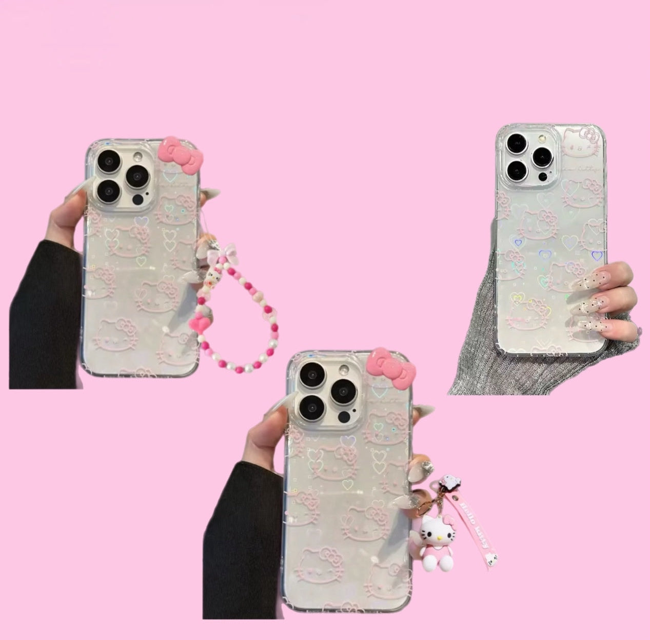 SANRIO KAWAII HELLO KITTY BOW PHONE CASE