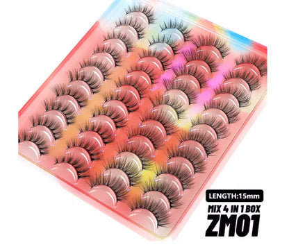 20 PAIRS RUSSIAN 3D MINK LASHES ‎!
