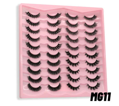 20 PAIRS RUSSIAN 3D MINK LASHES ‎!