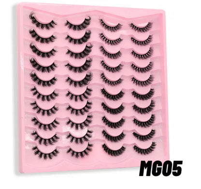 20 PAIRS RUSSIAN 3D MINK LASHES ‎!