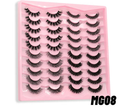 20 PAIRS RUSSIAN 3D MINK LASHES ‎!