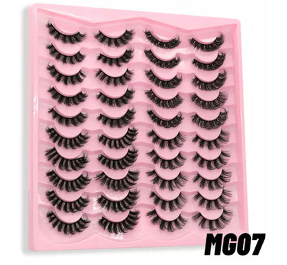 20 PAIRS RUSSIAN 3D MINK LASHES ‎!