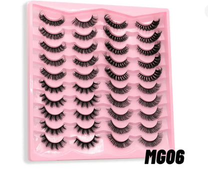 20 PAIRS RUSSIAN 3D MINK LASHES ‎!